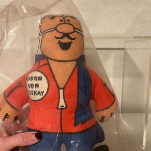 NIP Vintage BARON VON ESSKAY Meats Advertising Plush 11" Doll